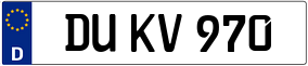Truck License Plate